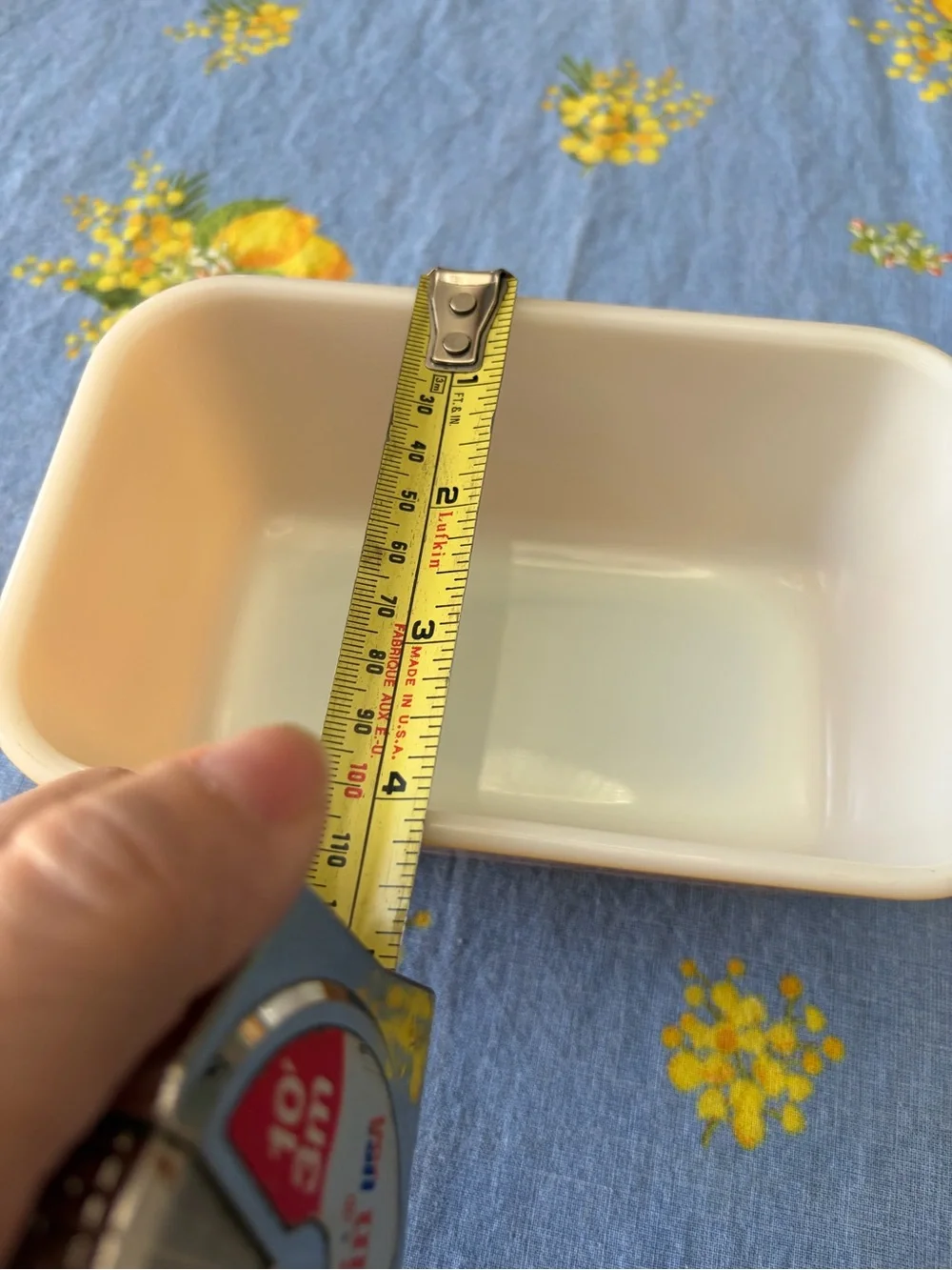 Pyrex Yellow Floral Rectangular Baking Dish-vintage